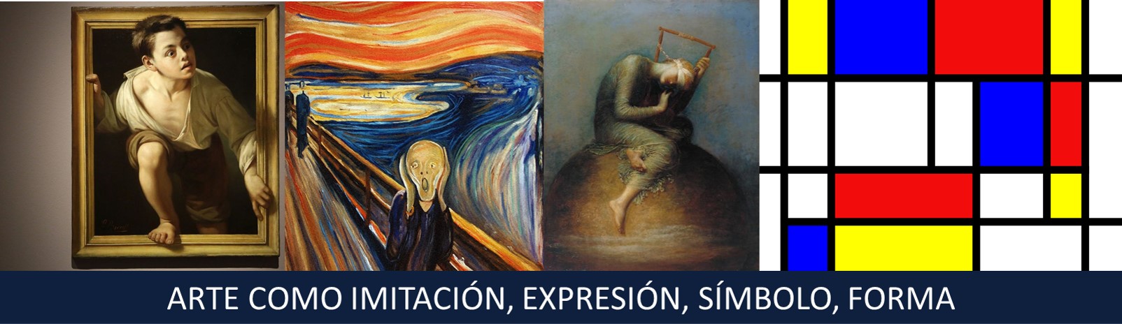 Arte como imitación, expresión, simbolismo y forma